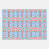 Gemusterte Regale oder Schublade Geschenkpapier Set (Vorderseite 2)