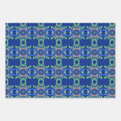 Gemusterte Regale oder Schublade Geschenkpapier Set (Vorderseite)