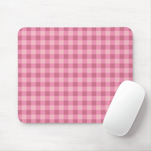 Gemusterte rosa, gürtelförmige Kohlenstofffaser Mousepad (Mit Mouse)