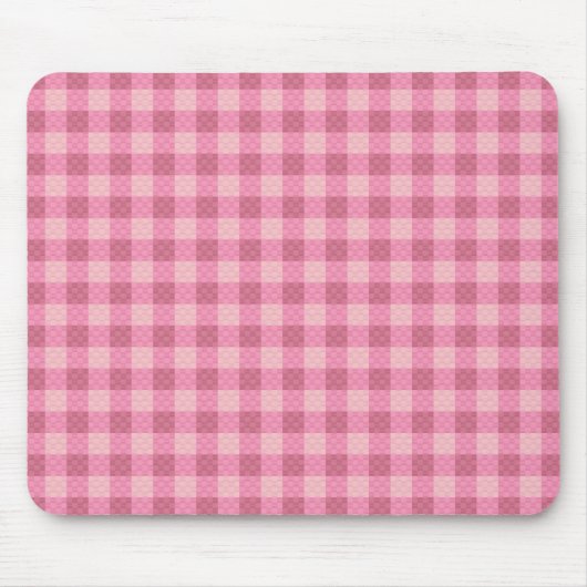 Gemusterte rosa, gürtelförmige Kohlenstofffaser Mousepad (Vorne)
