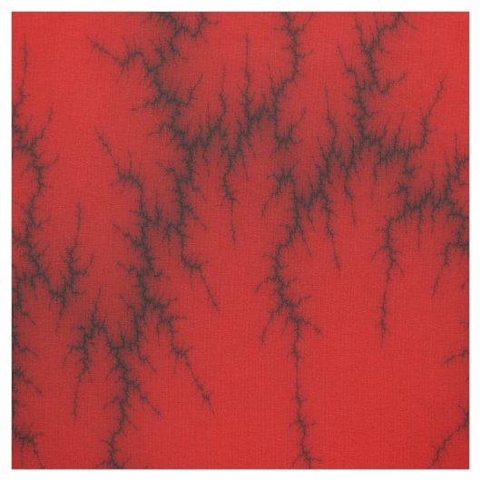 Gemusterte rote Blitze Stoff (Muster)