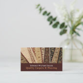 Gemusterte Rugs, Teppichschicht, Fitter Visitenkarte (Stehend Vorderseite)