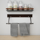 Gemusterte Samen aus graufaserigen Spinnstoffen Geschirrtuch