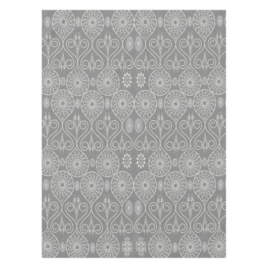 Gemusterte Samen aus graufaserigen Spinnstoffen Tischdecke (Vorderseite)