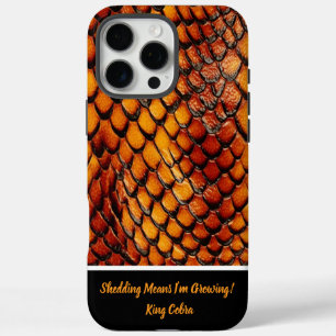 Gemusterte Schlangenfelle im Sonnenlicht iPhone 16 Pro Max Hülle