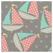 Gemusterte Segelwerkstoffe Stoff (Nahaufnahme)