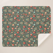 Gemusterte Sherpa-Decke Sherpadecke (Vorderseite (Horizontal))