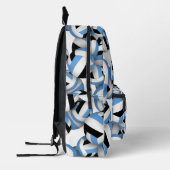 Gemusterte Sportausrüstung Bedruckter Rucksack (Links)