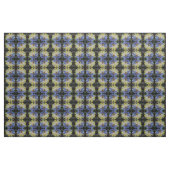 Gemusterte Stoffe aus afrikanischem Daisy Lapis un (Yard (91,4 cm))