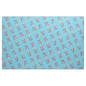 Gemusterte Stoffe aus blauem und neonem anatomisch (Fat Quarter (45,7 x 55,9 cm))
