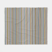 Gemusterte Streifen Fleecedecke (Vorderseite (Horizontal))