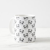 Gemusterte Tasse des Pandas (Vorderseite Links)