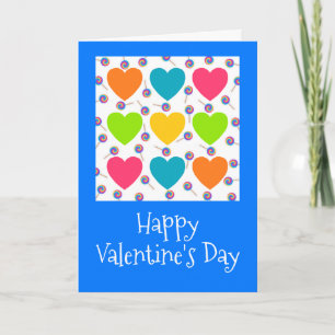 Gemusterte Valentintagskarte von Jo Images Karte