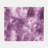Gemusterte, violette, abstrakte, geschmückte, alte fleecedecke (Vorderseite (Horizontal))