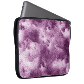 Gemusterte, violette, abstrakte, geschmückte, alte laptopschutzhülle (Vorne Rechts)