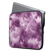 Gemusterte, violette, abstrakte, geschmückte, alte laptopschutzhülle (Vorderseite Links)