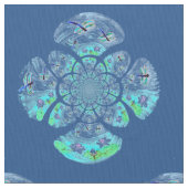 Gemusterte Wasserlilie Stoff (Nahaufnahme)