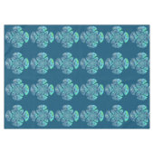 Gemusterte Wasserlilie Tischdecke (Vorderseite (Horizontal))