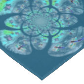 Gemusterte Wasserlilie Tischdecke (Schrägansicht)