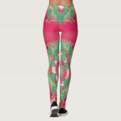 Gemusterte WeihnachtsLeggings Leggings (Rückseite)