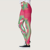 Gemusterte WeihnachtsLeggings Leggings (Links)