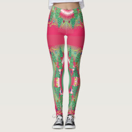 Gemusterte WeihnachtsLeggings Leggings