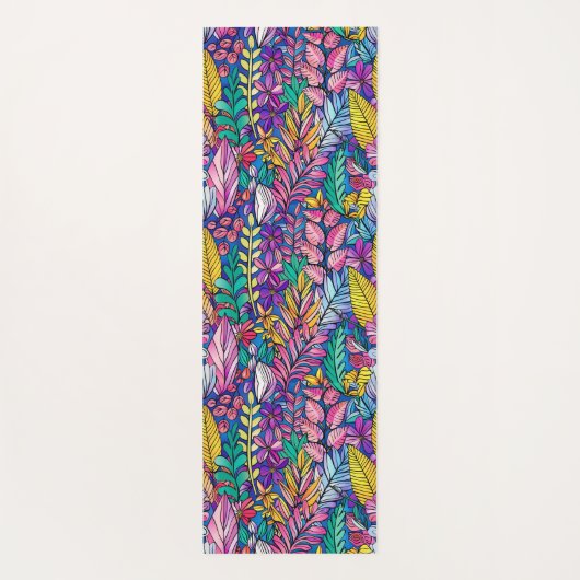 Gemusterte Yoga Mat Yogamatte (Rückseite)