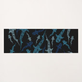 Gemusterte Yogamatte des Walhaifischs (Rückseite (Horizontal))