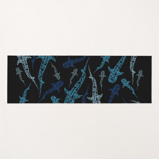 Gemusterte Yogamatte des Walhaifischs (Vorderseite (Horizontal))