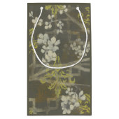 Gemusterte Zweigstelle Blossom I Kleine Geschenktüte (Rückseite)