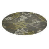 Gemusterte Zweigstelle Blossom I Schneidebrett (Ecke)