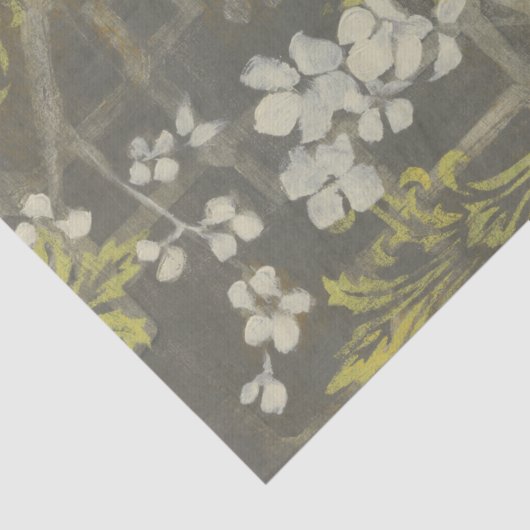 Gemusterte Zweigstelle Blossom I Seidenpapier (Ausschnitt)