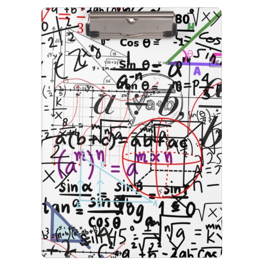 Gemusterte Zwischenablage Klemmbrett (Vorderseite)