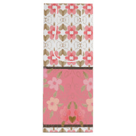 Gemusterter Blumendesigner Geschenktüte Für Weinflaschen