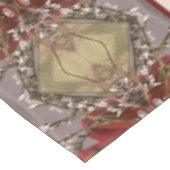 Gemusterter Blumendesigner Tischdecke (Schrägansicht)