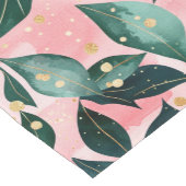 Gemusterter botanischer Winterurlaub Kurzer Tischläufer (Ecke)