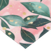 Gemusterter botanischer Winterurlaub Tischdecke (Schrägansicht)