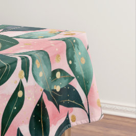 Gemusterter botanischer Winterurlaub Tischdecke