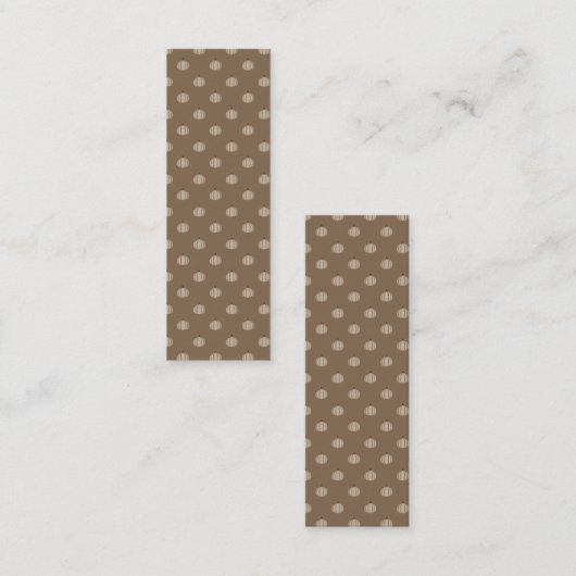 Gemusterter Buchmarkierer Mini Visitenkarte (Vorne/Hinten)