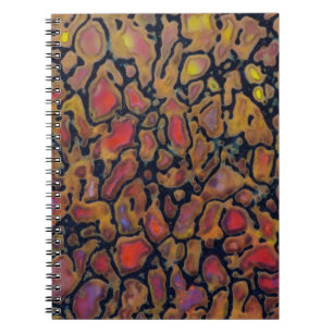 Gemusterter Dinosaurier Notizblock