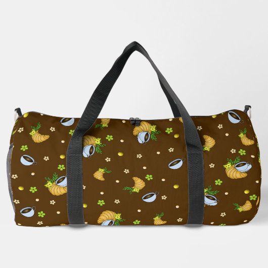 Gemusterter Duffle Duffle Bag (Rückseite)