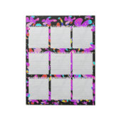 Gemusterter Editor Notizblock (Rotiert)