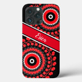 Gemusterter Fall-Mate-iPhone Case-Mate iPhone Hülle (Rückseite)