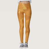 Gemusterter Fall von Frauen Leggings (Vorderseite)