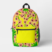 Gemusterter floraler Rucksack (Vorderseite)