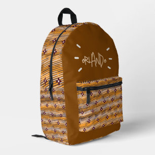 Gemusterter gedruckter Rucksack