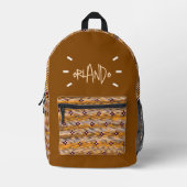 Gemusterter gedruckter Rucksack (Vorderseite)