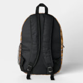 Gemusterter gedruckter Rucksack (Rückseite)