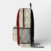Gemusterter gedruckter Rucksack (Rechts)