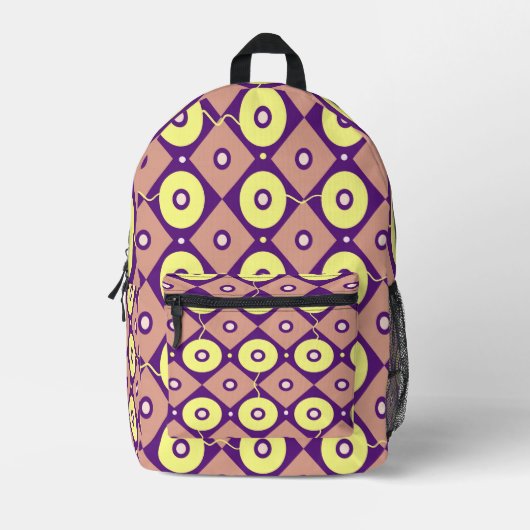 Gemusterter gedruckter Rucksack (Vorderseite)
